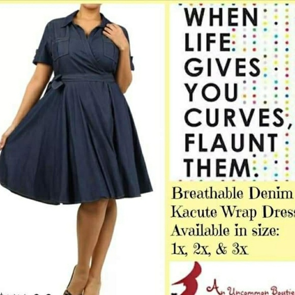 Dresses & Skirts - The Denim Wrap